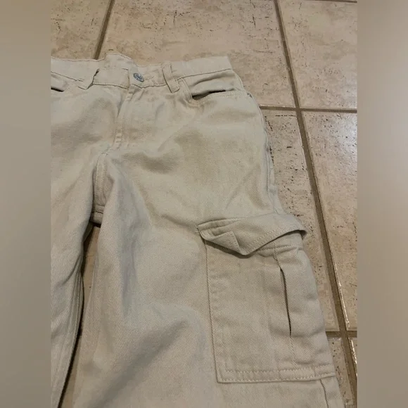 Refuge Wide Leg Cargo Pants Size Small - Picture 4 of 9